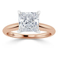 Lucy - Radiant Cut 18ct Rose Gold Engagement Ring