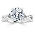 Vanessa - Round Cut 18ct White Gold Engagement Ring