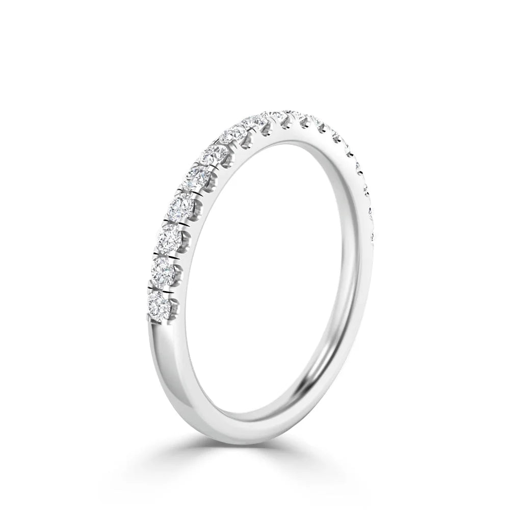 Jemma - 18ct White Gold Natural Diamond Wedding Ring