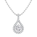 Valentina - .12ct Diamond Necklace Platinum