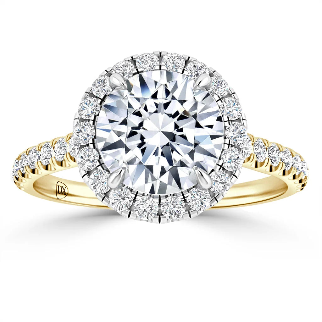 Colette - Round Cut 18ct Yellow Gold Engagement Ring