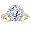 Colette - Round Cut 18ct Yellow Gold Engagement Ring