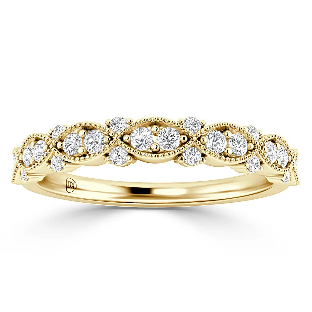 Samantha - 18ct Yellow Gold Natural Diamond Wedding Ring