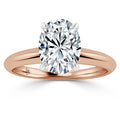 Lucy - Oval Cut 18ct Rose Gold Engagement Ring