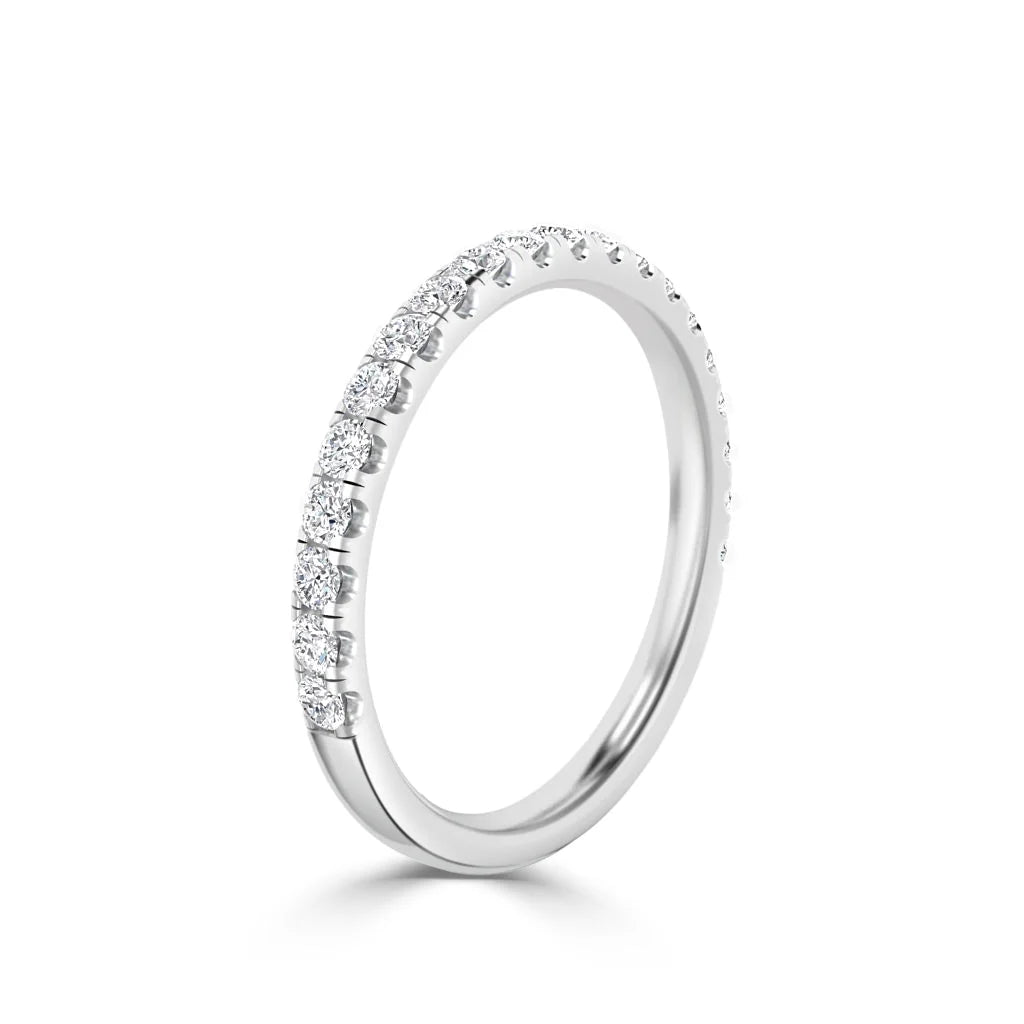Jasmine - Platinum Natural Diamond Wedding Ring