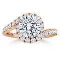 Evelyn - Round Cut 18ct Rose Gold Engagement Ring