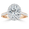 Jasmine - Oval Cut 18ct Rose Gold Engagement Ring