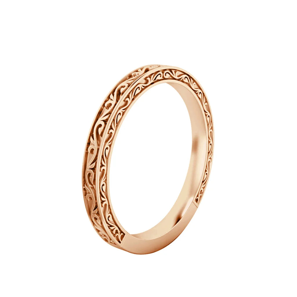 Anne - 18ct Rose Gold Wedding Ring