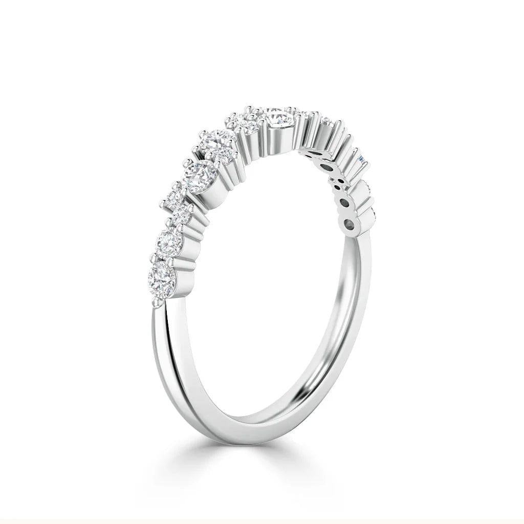 Nikita - 18ct White Gold Natural Diamond Wedding Ring
