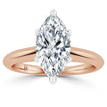 Lucy - Marquise Cut 18ct Rose Gold Engagement Ring