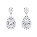 Arianna - .25ct Pear Cut Diamond Earrings 18ct White Gold