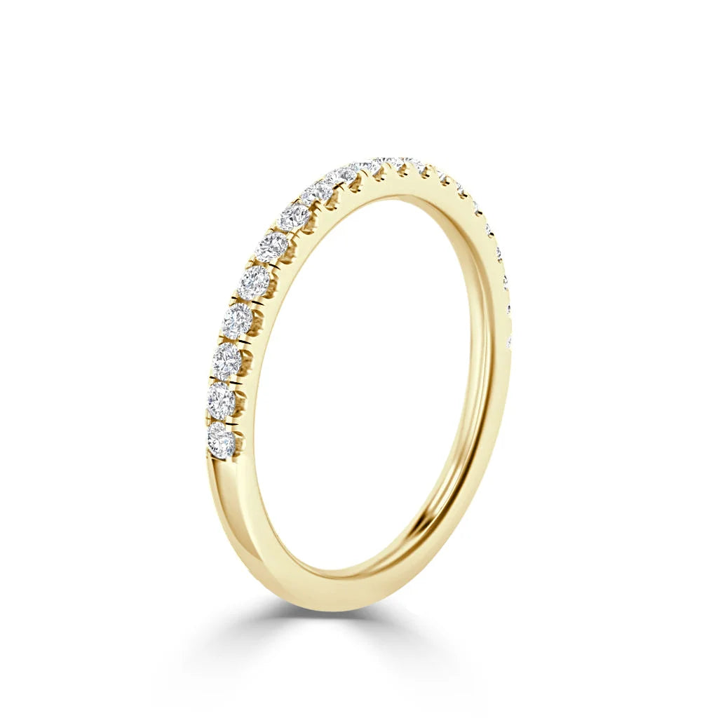 Freya - 18ct Yellow Gold Natural Diamond Wedding Ring