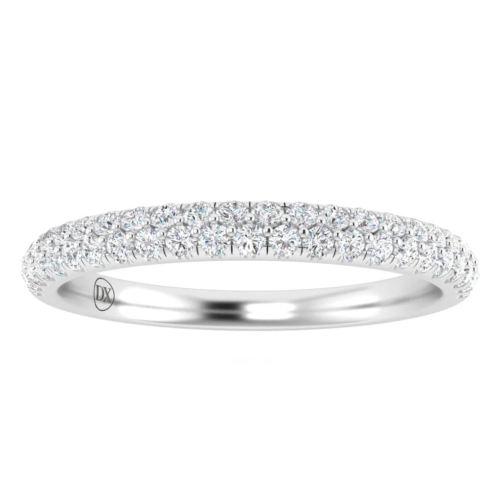 Claudia - 18ct White Gold Natural Diamond Wedding Ring