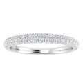 Claudia - 18ct White Gold Natural Diamond Wedding Ring