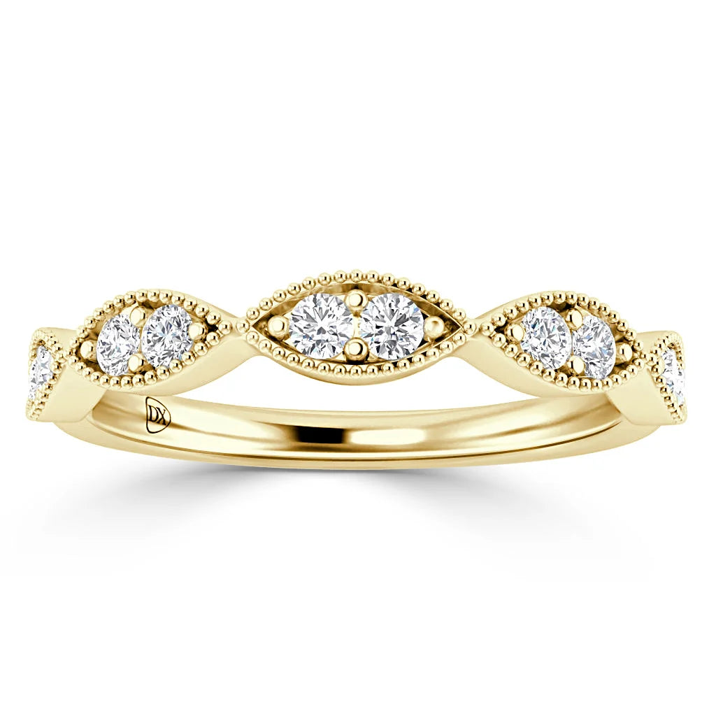 Rita - 18ct Yellow Gold Natural Diamond Wedding Ring