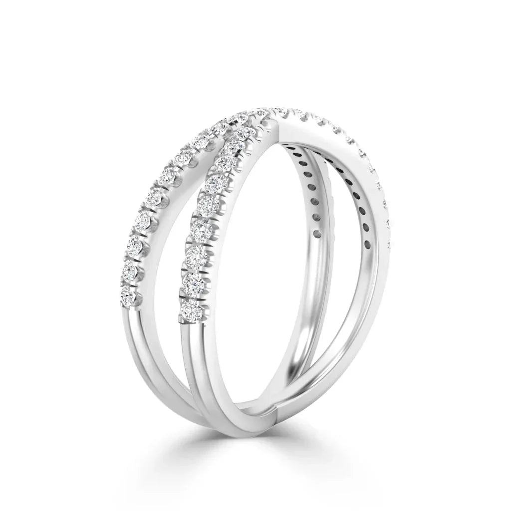 Harper - Platinum Natural Diamond Wedding Ring
