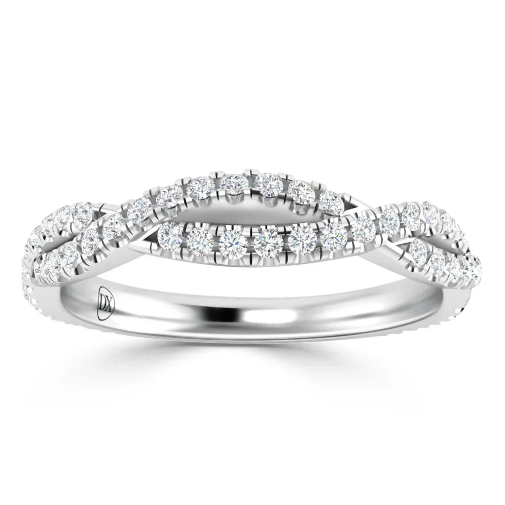 Pia - Platinum Natural Diamond Wedding Ring