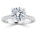 Jemma - Round Cut Platinum Engagement Ring