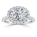 Sinead - Oval Cut 18ct White Gold Engagement Ring