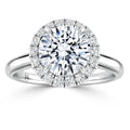Helen - Round Cut Platinum Engagement Ring