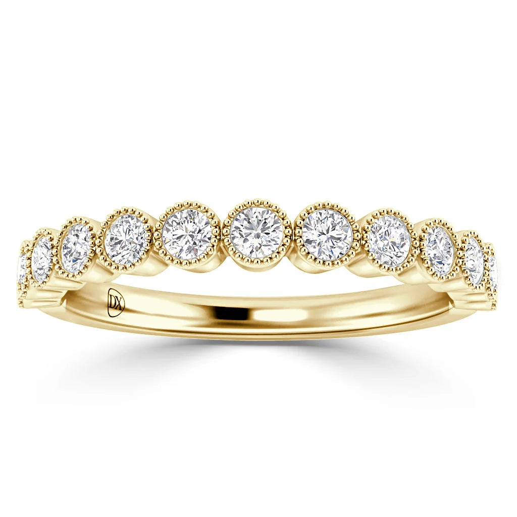 Kristina - 18ct Yellow Gold Natural Diamond Wedding Ring