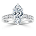 Emma - Marquise Cut Platinum Engagement Ring