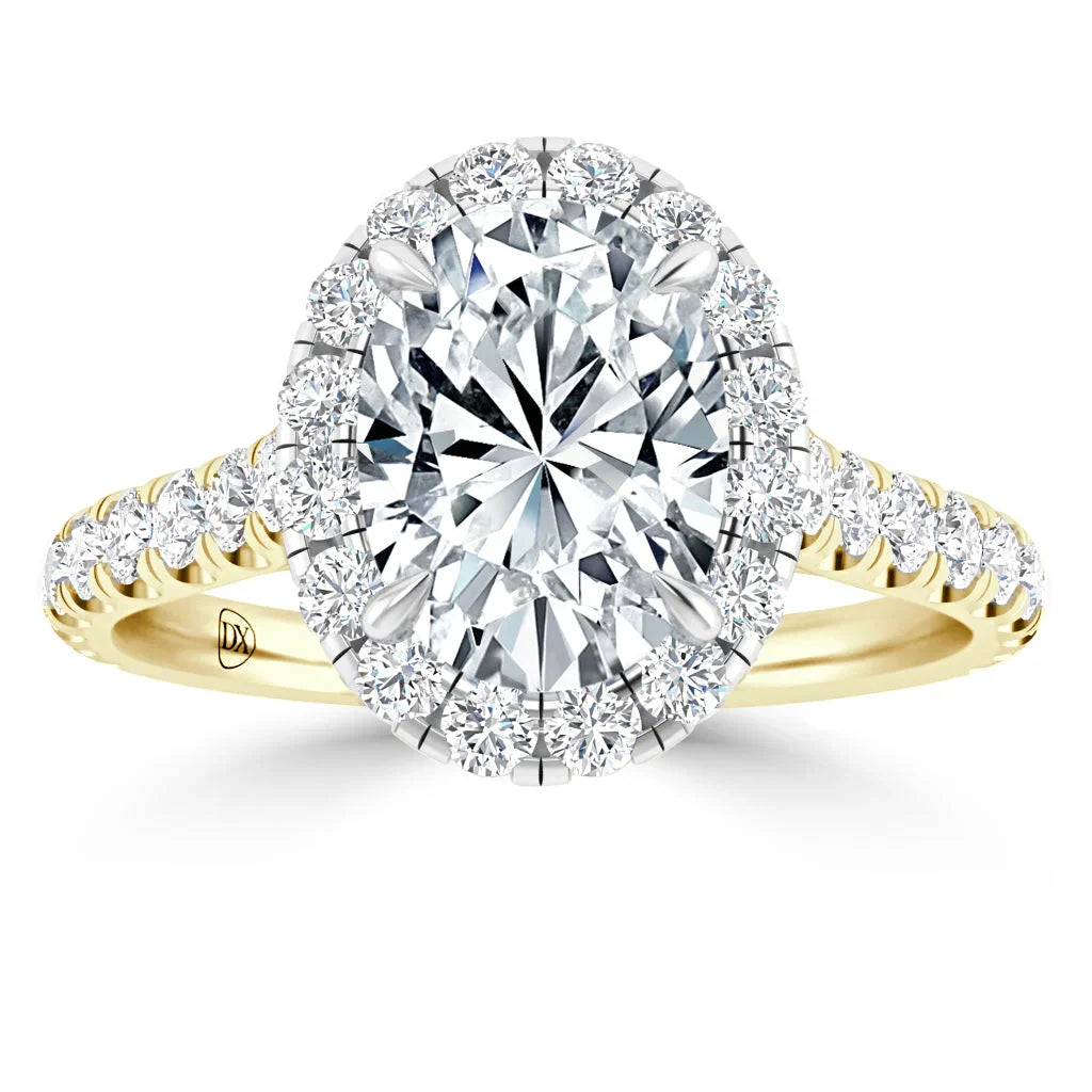 Jasmine - Oval Cut 18ct Yellow Gold Engagement Ring