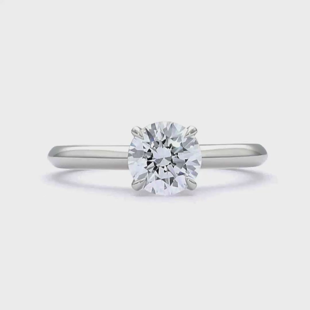 Lucy - Round Cut 18ct Yellow Gold Engagement Ring