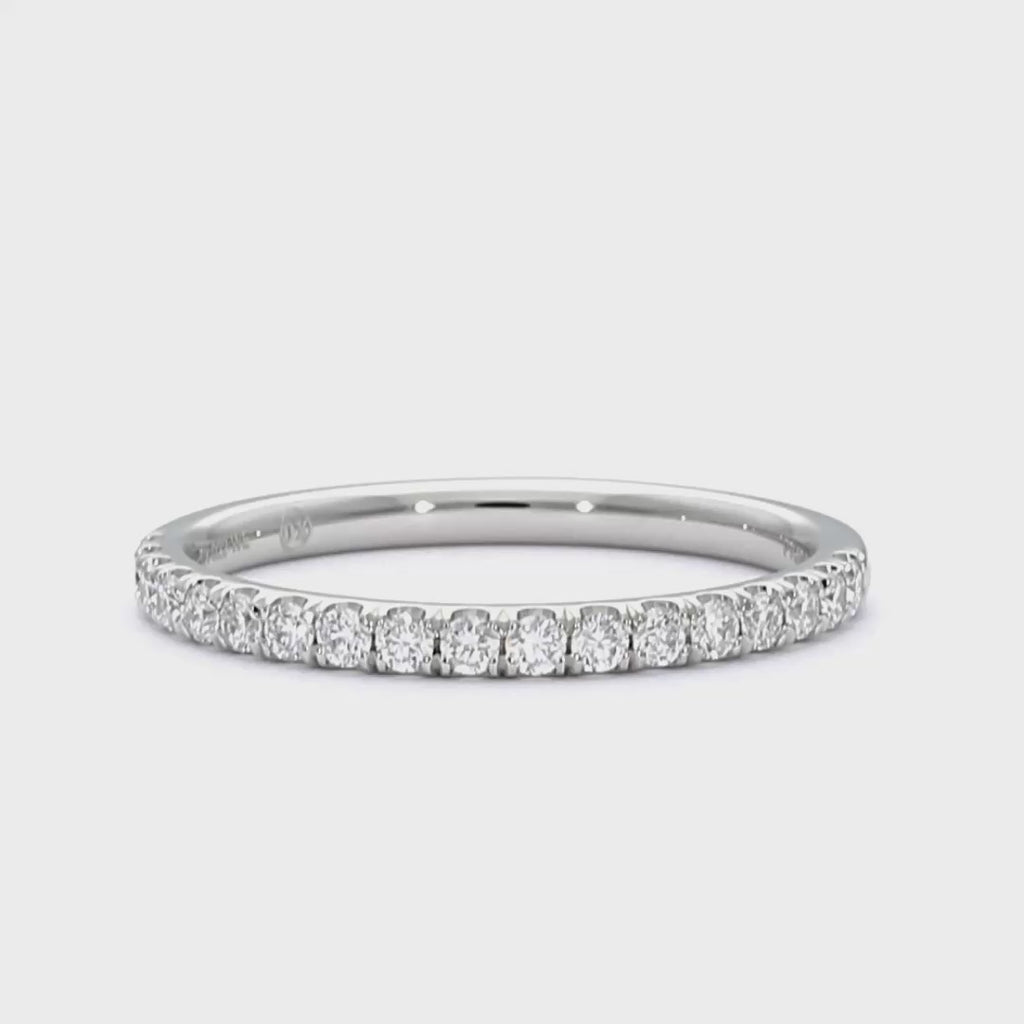Phoebe - 18ct White Gold Natural Diamond Wedding Ring