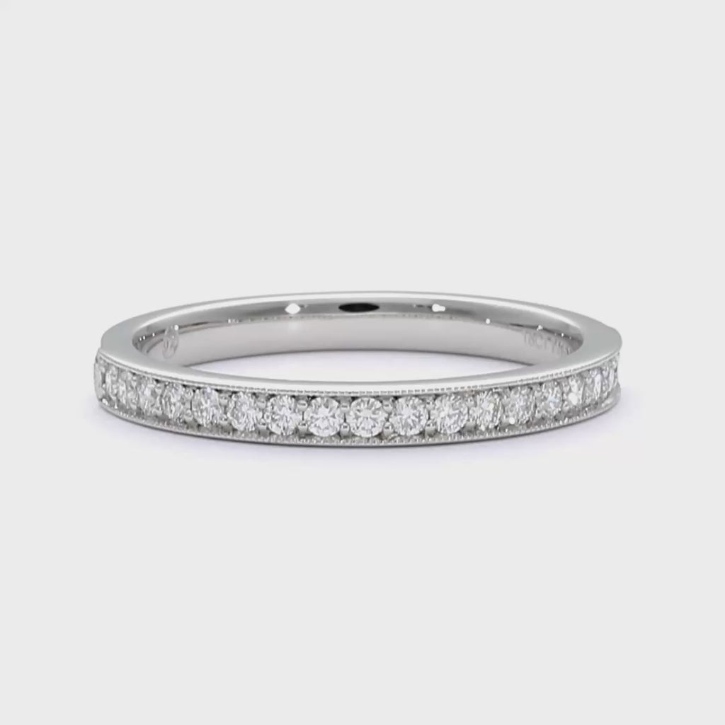 Emma - 18ct White Gold Wedding Ring
