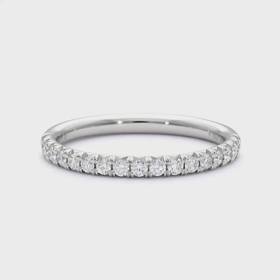 Stephanie - 18ct White Gold Wedding Ring