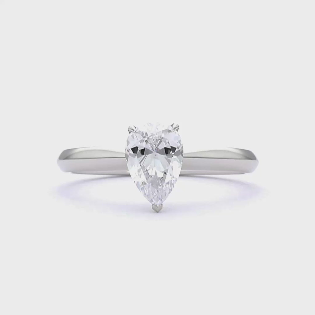 Jessica - Pear Cut 18ct Yellow Gold Engagement Ring