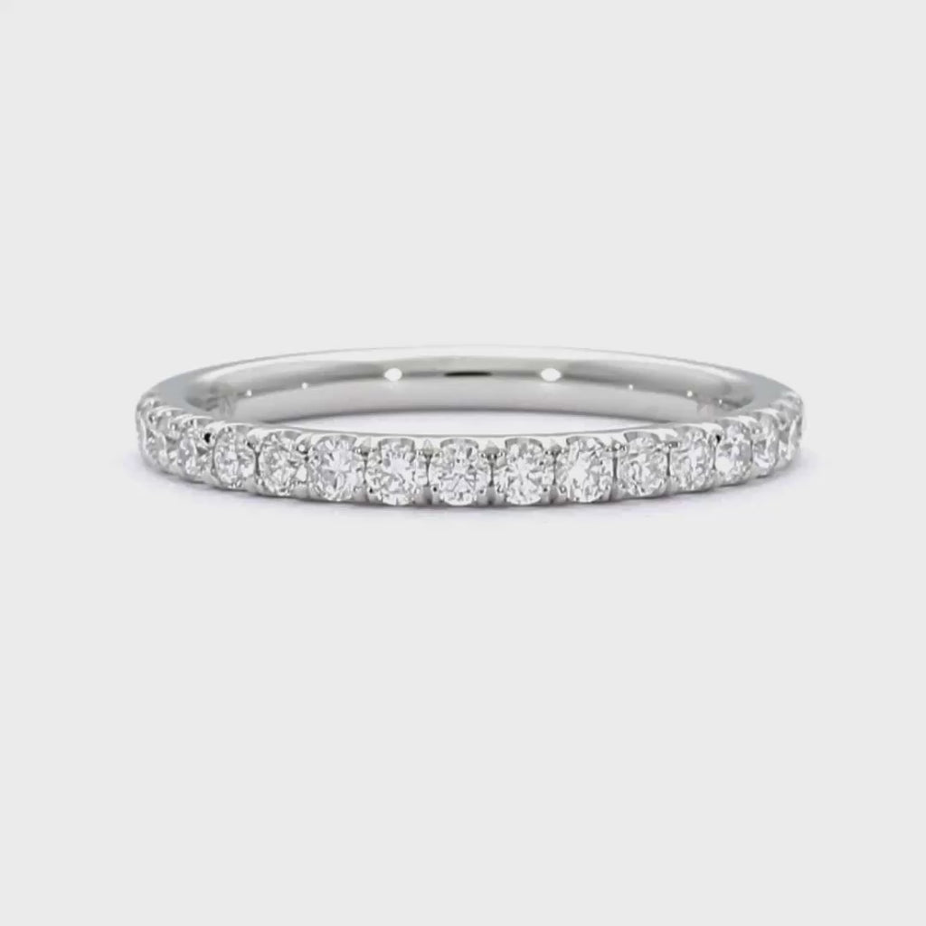 Chanelle - 18ct White Gold Natural Diamond Wedding Ring