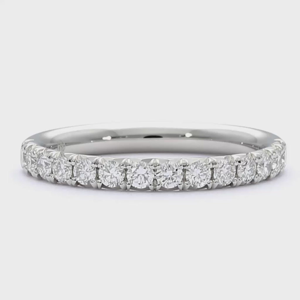 Paulina - Platinum Natural Diamond Wedding Ring