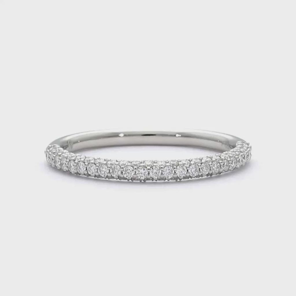 Bethany - Platinum Natural Diamond Wedding Ring