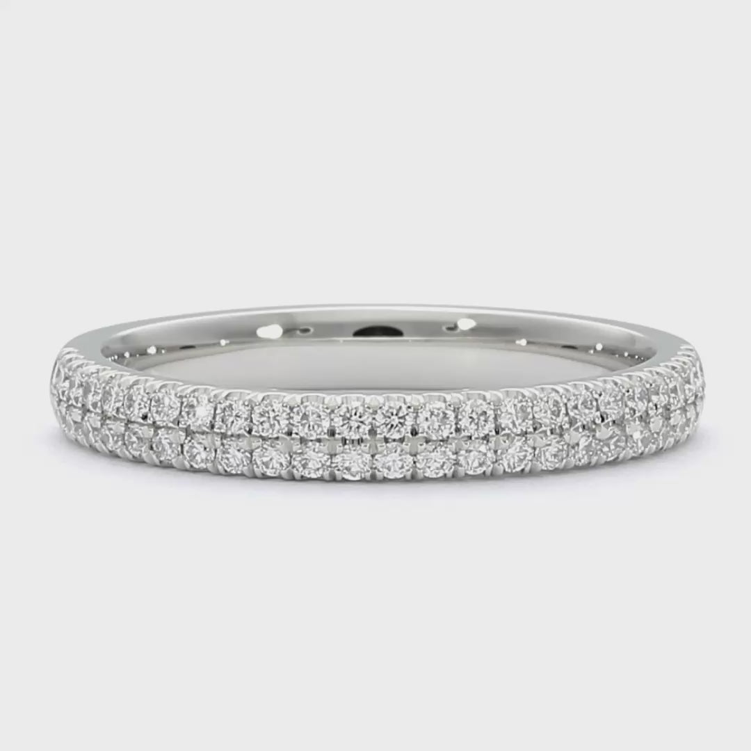 Abigail - Platinum Natural Diamond Wedding Ring