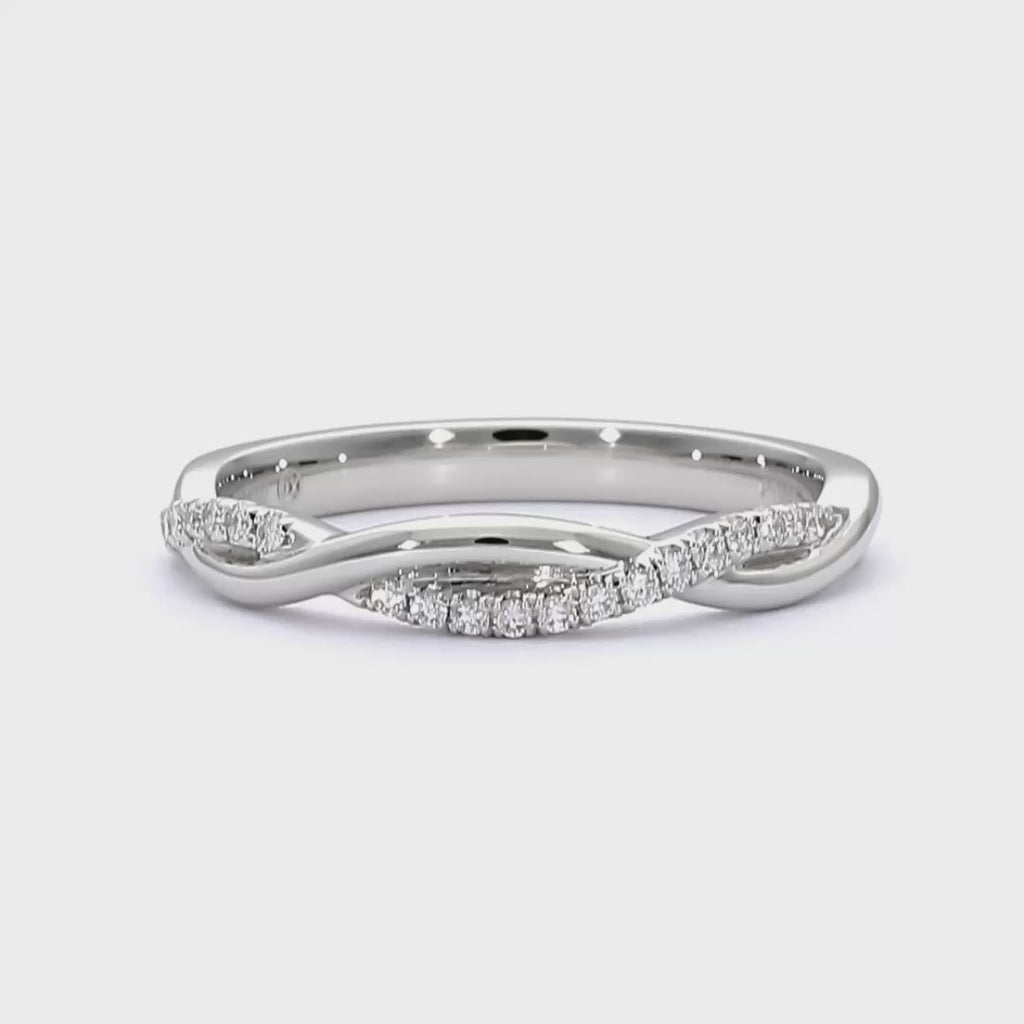 Natasha - Platinum Natural Diamond Wedding Ring