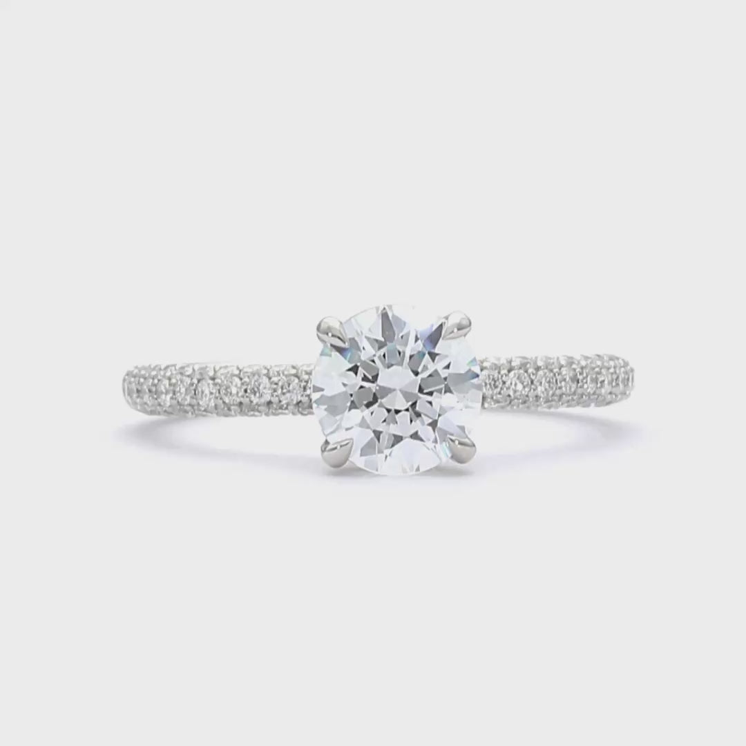 Bethany - Round Cut 18ct Yellow Gold Engagement Ring