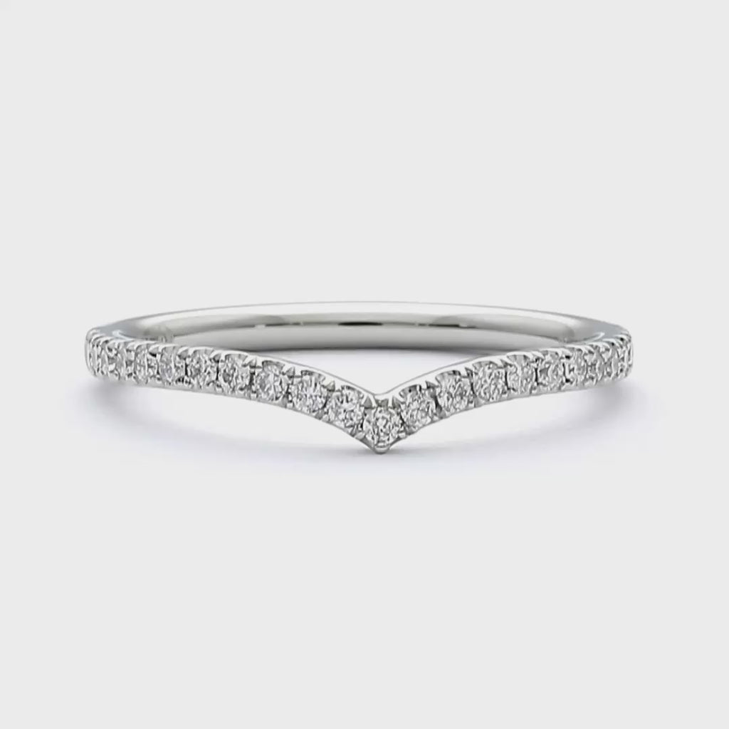 Annika - 18ct Rose Gold Natural Diamond Wedding Ring