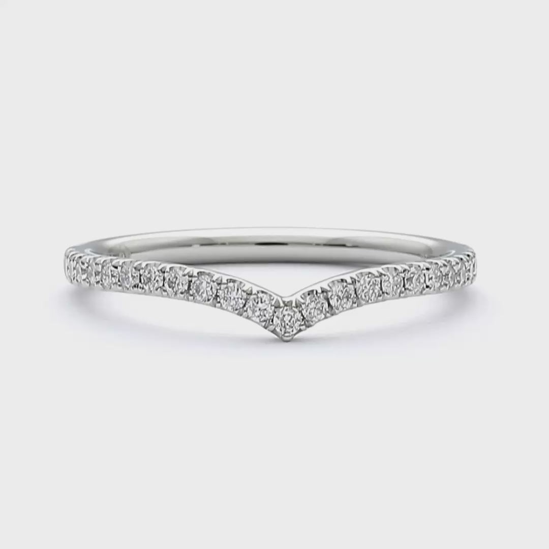 Annika - 18ct Rose Gold Natural Diamond Wedding Ring