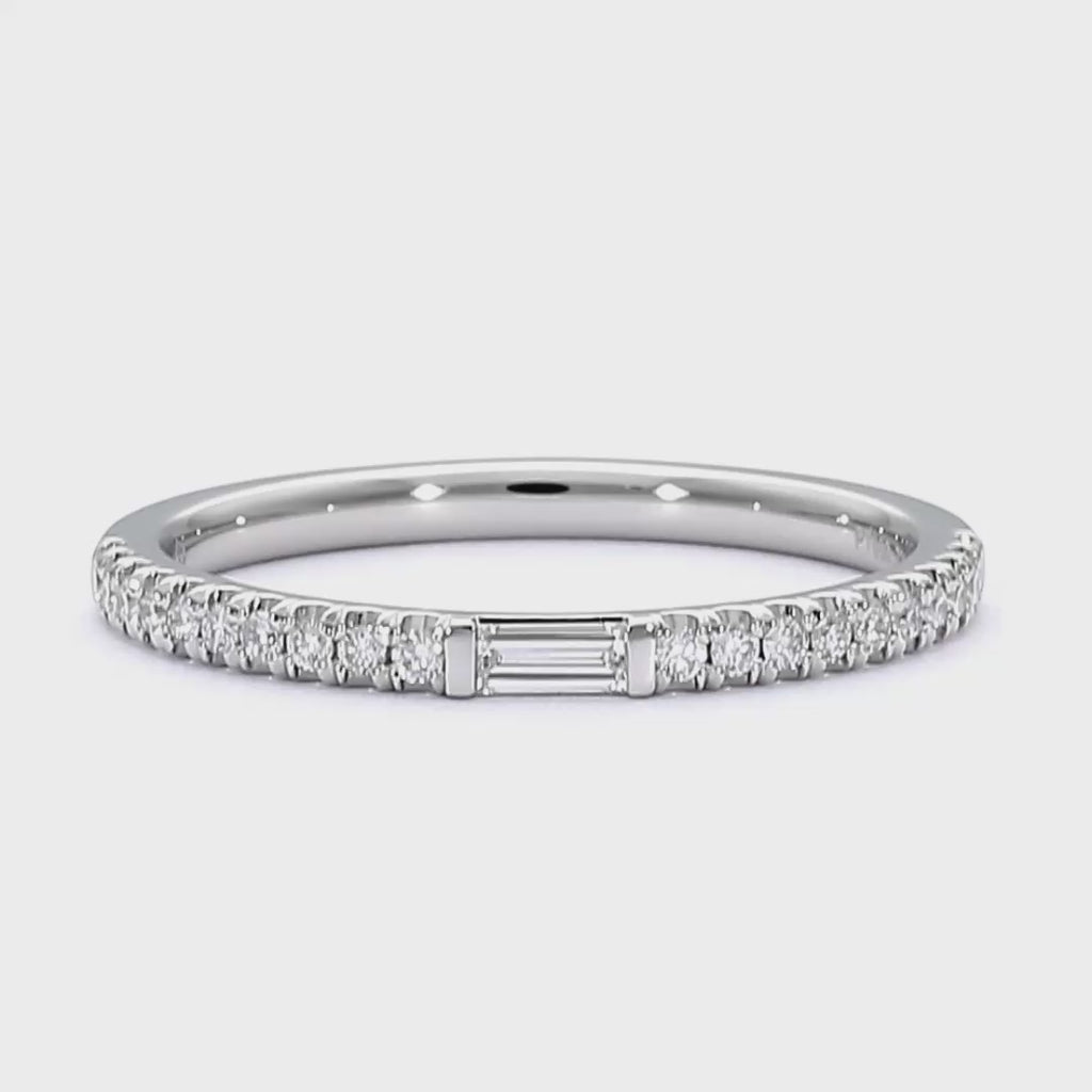 Penelope - 18ct White Gold Natural Diamond Wedding Ring