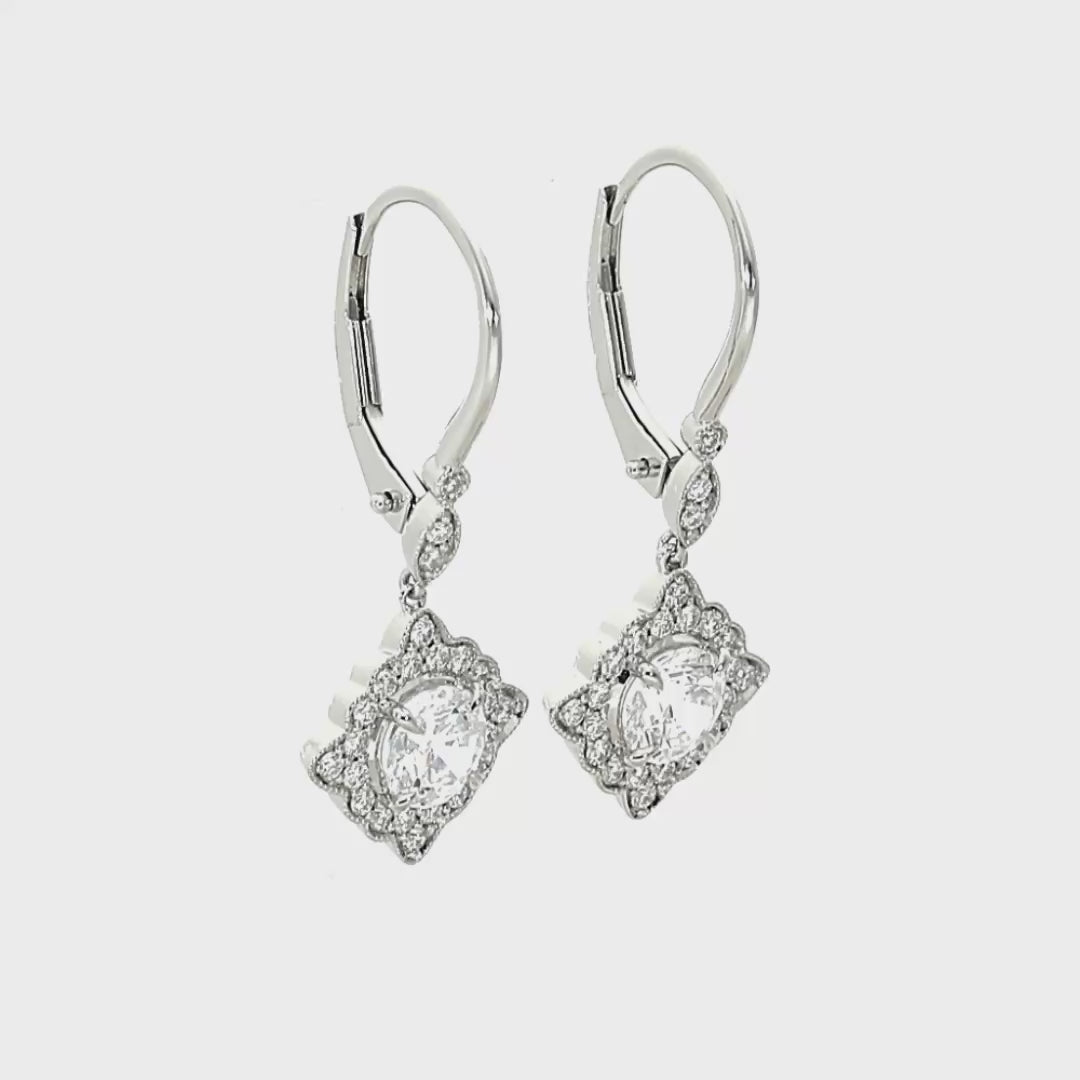 Renee - .29ct Round Cut Diamond Earrings 18ct Yellow Gold