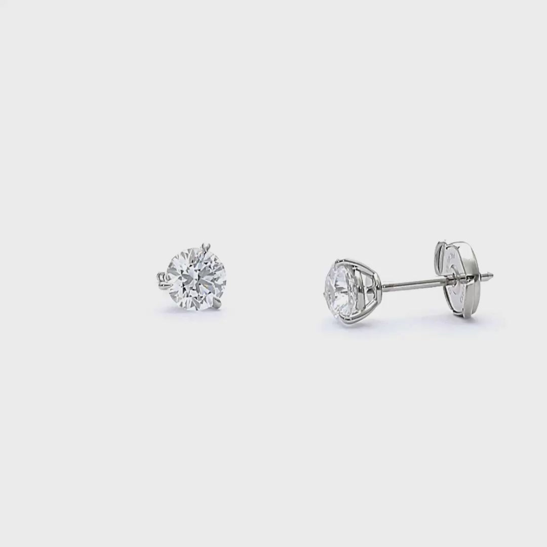 Hannah - Diamond Earrings Platinum