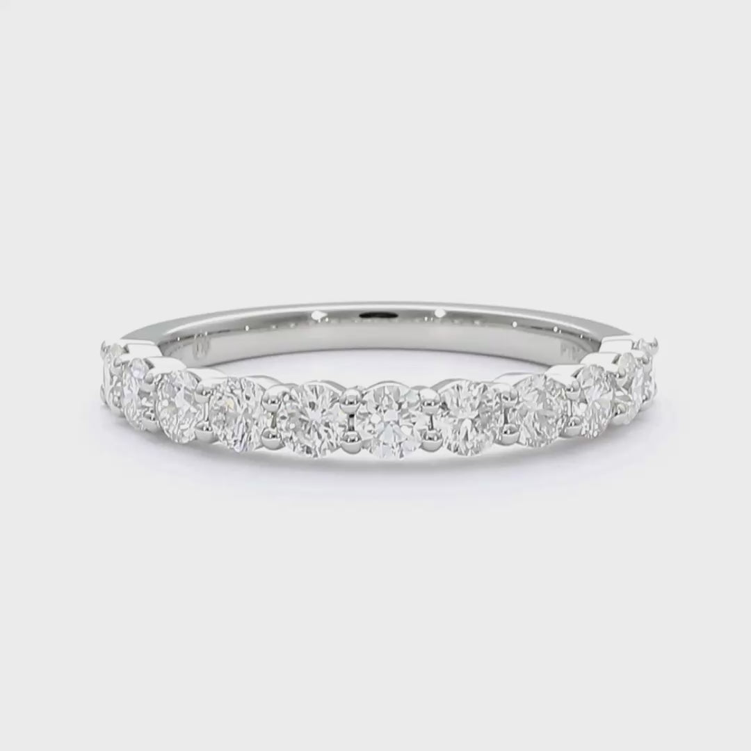 Scarlett - 18ct White Gold Natural Diamond Wedding Ring