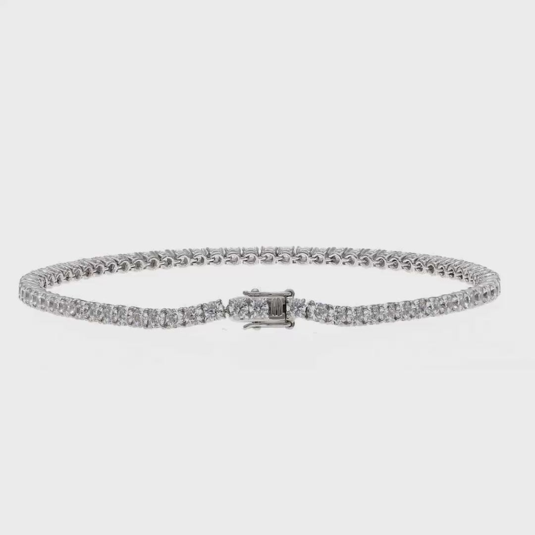 Monica - 6ct Tennis Bracelet 18ct White Gold