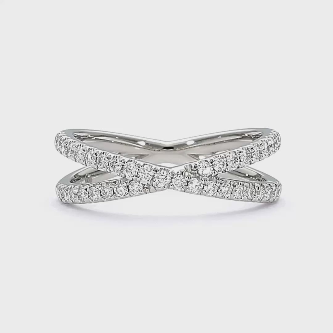 Harper - Platinum Natural Diamond Wedding Ring