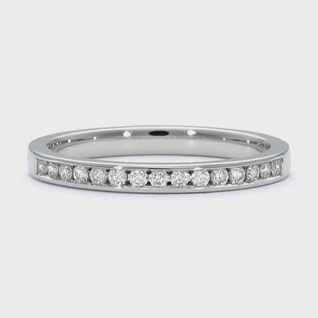 Simone - 18ct White Gold Wedding Ring