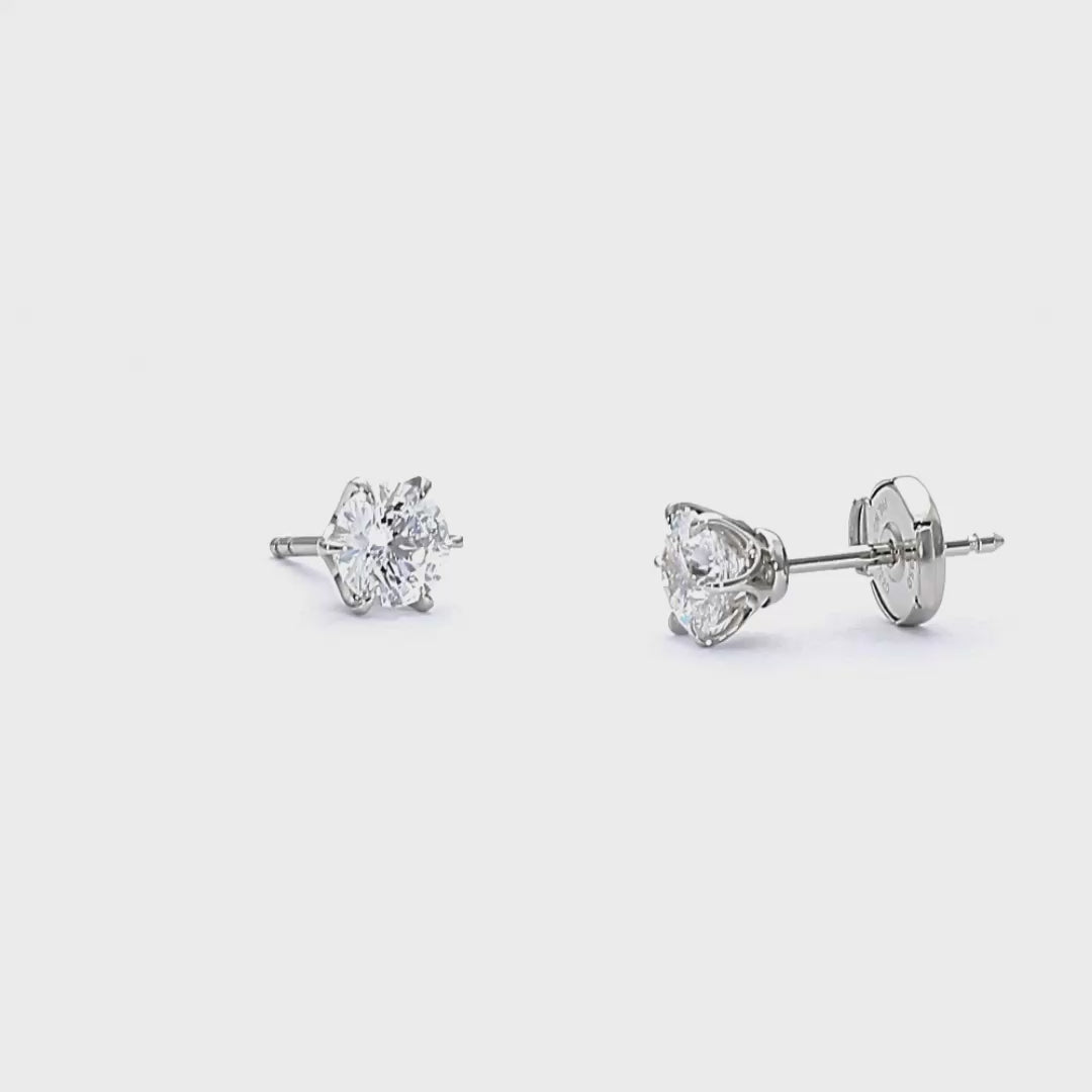 Layla - Diamond Earrings Platinum