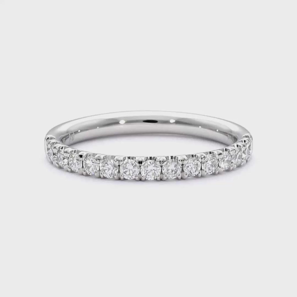 Sadie - Platinum Natural Diamond Wedding Ring