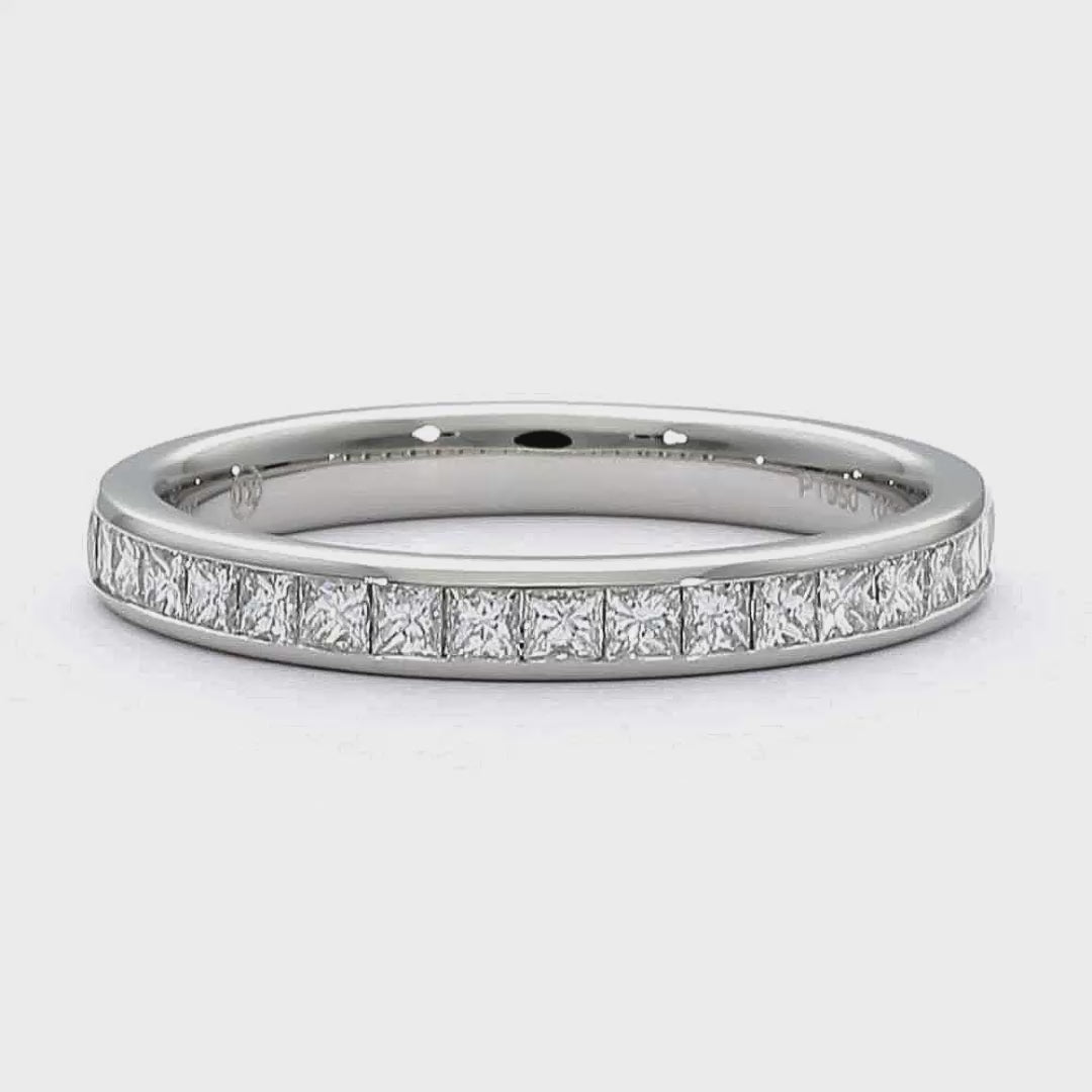 Amelia - 18ct White Gold Wedding Ring